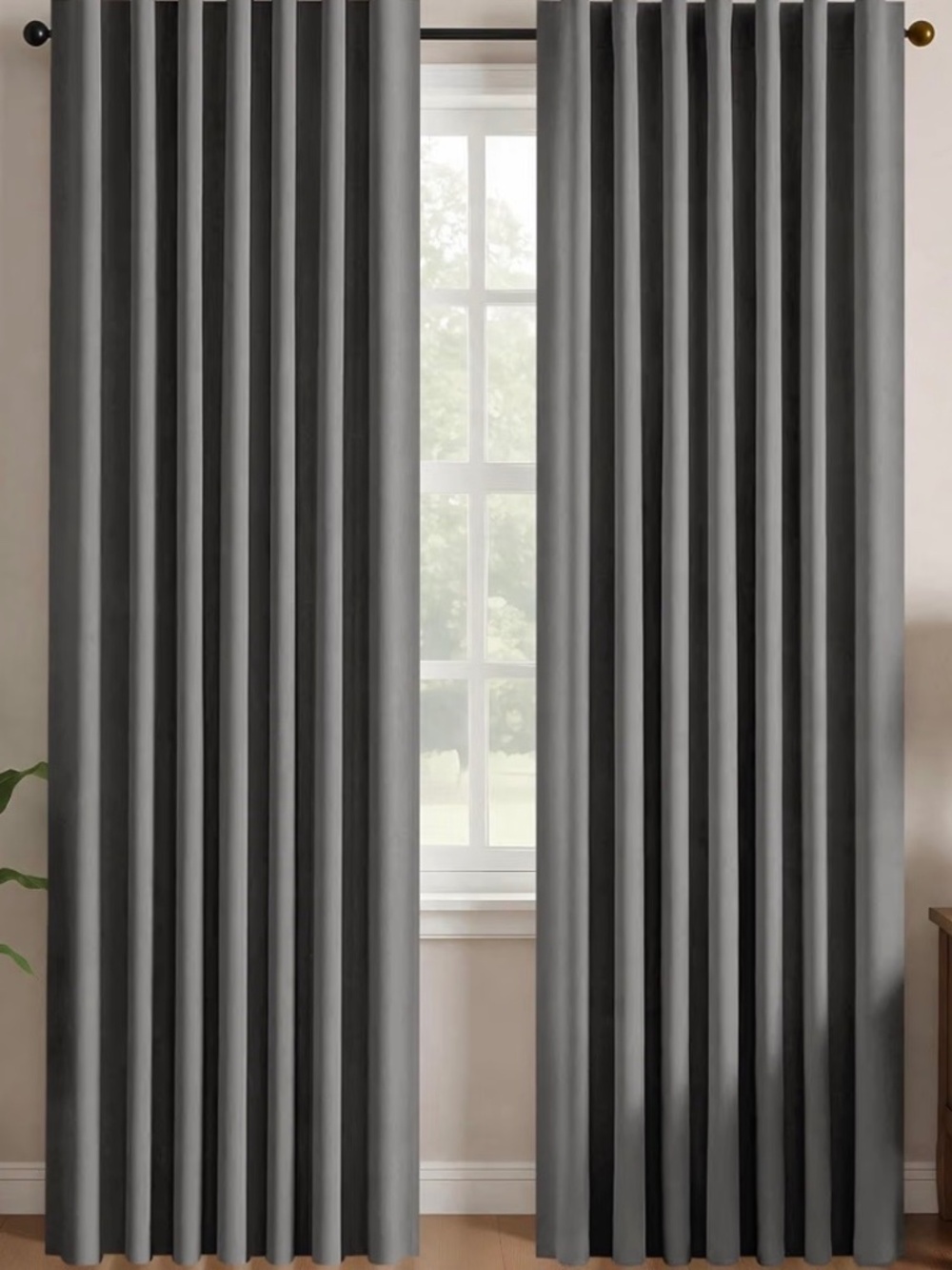 Deconovo Blackout Curtains for Bedroom, Living Room Curtains 84 Inches Long